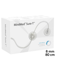 MiniMed Sure-T 8 mm / 80 cm - wkłucie Medtronic
